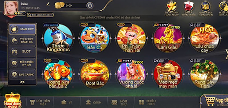 Three Kingdoms Cfun68 game