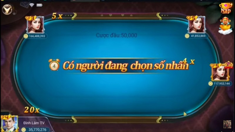 Chơi game bài poker bull