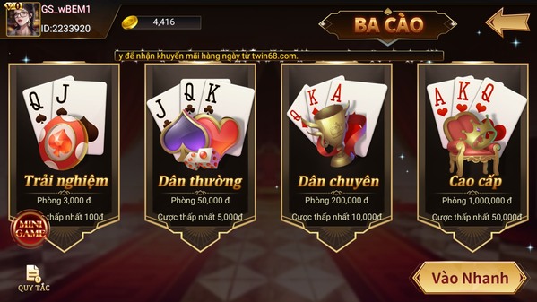 Chơi game đổi thưởng online 