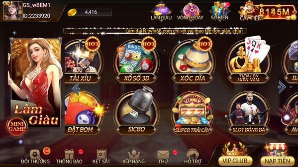 Cổng game đổi thưởng cfun68