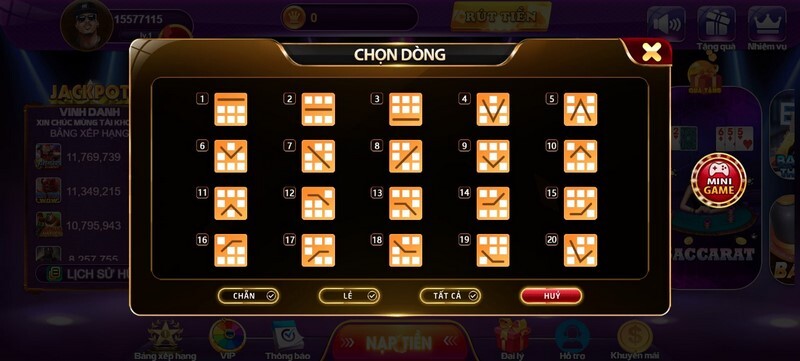 Tham gia game mini kim cương để thưởng lớn